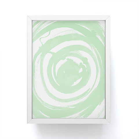 Amy Sia Swirl Sage Framed Mini Art Print