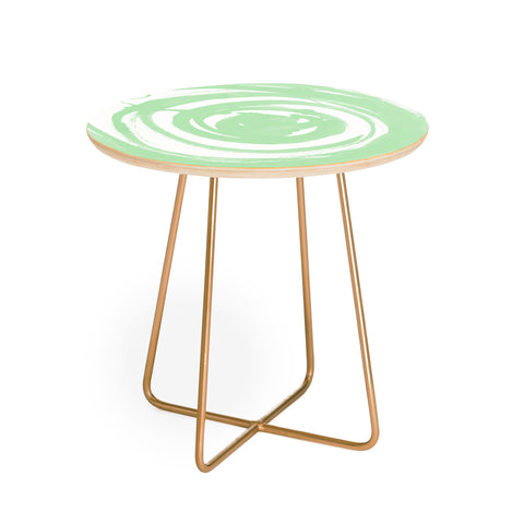 Amy Sia Swirl Sage Round Side Table