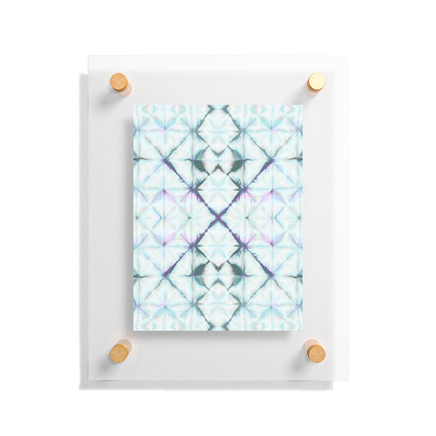 Amy Sia Tangier Aqua Blue Floating Acrylic Print