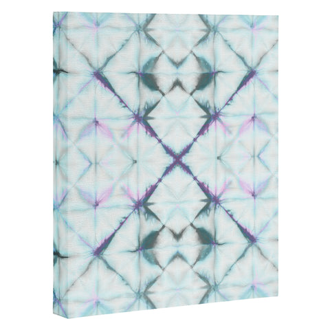 Amy Sia Tangier Aqua Blue Art Canvas
