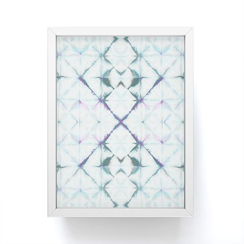 Amy Sia Tangier Aqua Blue Framed Mini Art Print