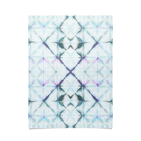 Amy Sia Tangier Aqua Blue Poster