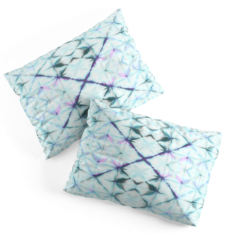 Amy Sia Tangier Aqua Blue Pillow Shams