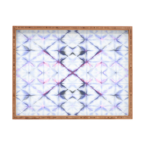 Amy Sia Tangier Blue Rectangular Tray