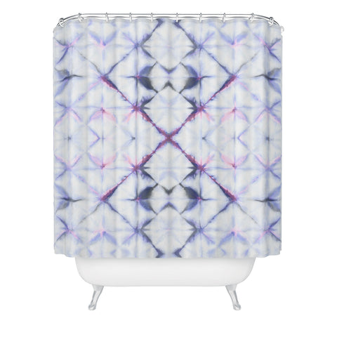 Amy Sia Tangier Blue Shower Curtain