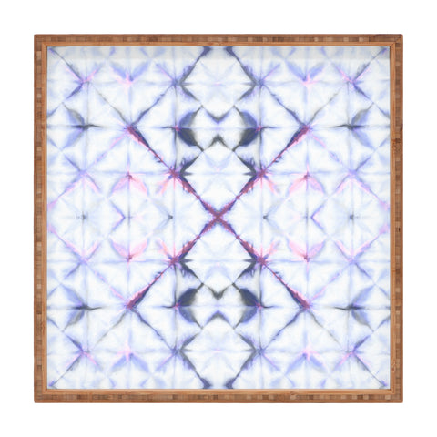 Amy Sia Tangier Blue Square Tray