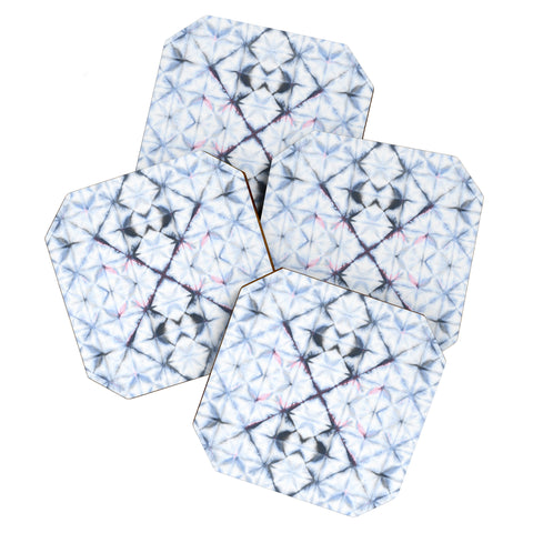 Amy Sia Tangier Slate Blue Coaster Set