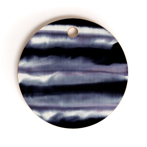 Amy Sia Tempest Monochrome Cutting Board Round