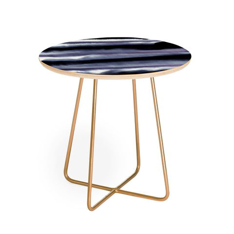 Amy Sia Tempest Monochrome Round Side Table