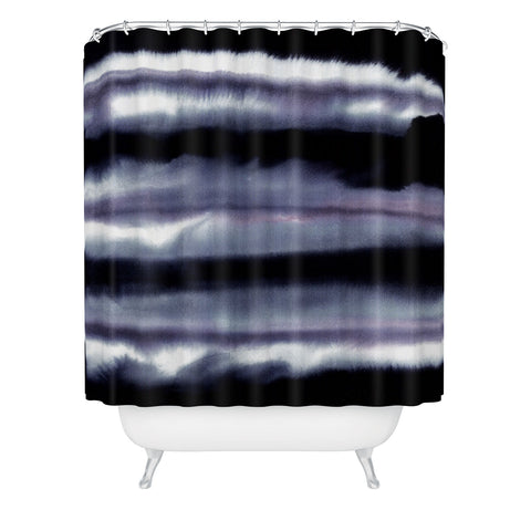 Amy Sia Tempest Monochrome Shower Curtain