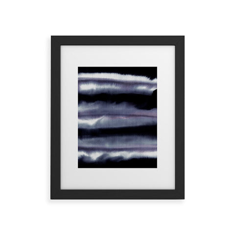 Amy Sia Tempest Monochrome Framed Art Print