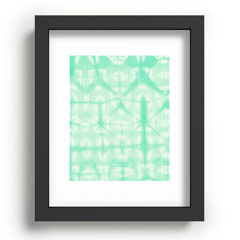 Amy Sia Tie Dye 2 Mint Recessed Framing Rectangle
