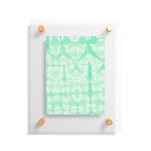 Amy Sia Tie Dye 2 Mint Floating Acrylic Print