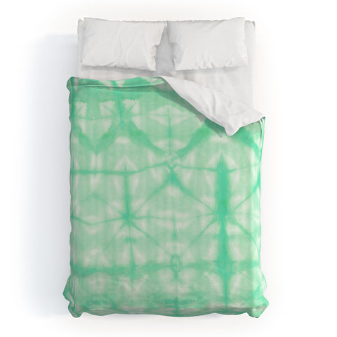 Amy Sia Tie Dye 2 Mint Duvet Cover