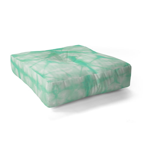 Amy Sia Tie Dye 2 Mint Floor Pillow Square