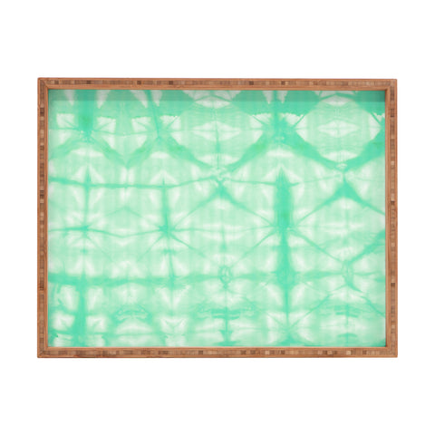 Amy Sia Tie Dye 2 Mint Rectangular Tray