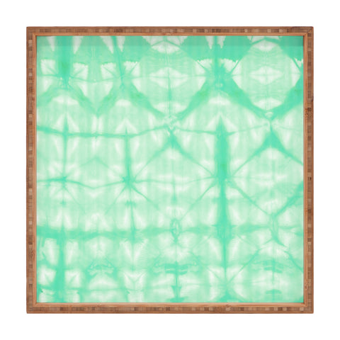 Amy Sia Tie Dye 2 Mint Square Tray