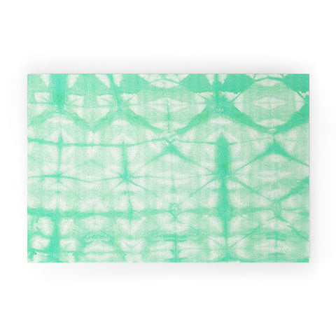 Amy Sia Tie Dye 2 Mint Welcome Mat