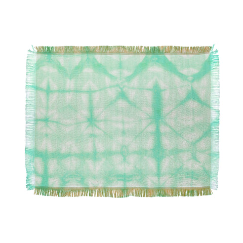 Amy Sia Tie Dye 2 Mint Throw Blanket