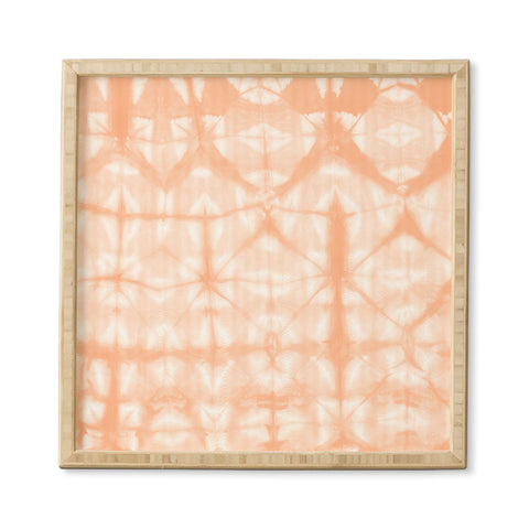Amy Sia Tie Dye 2 Peach Framed Wall Art