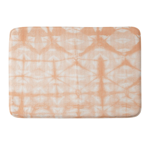 Amy Sia Tie Dye 2 Peach Memory Foam Bath Mat