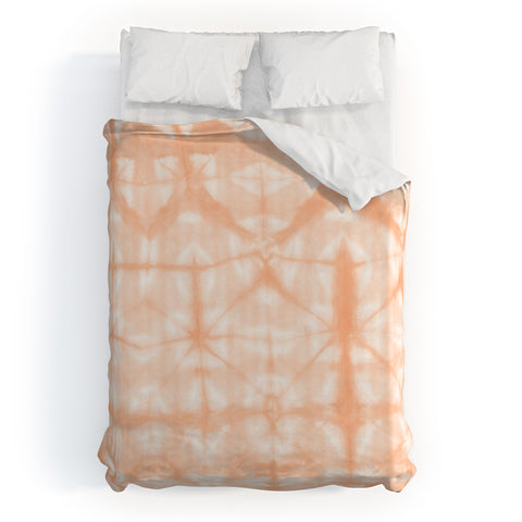 Amy Sia Tie Dye 2 Peach Duvet Cover