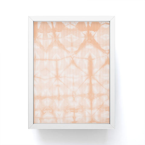 Amy Sia Tie Dye 2 Peach Framed Mini Art Print