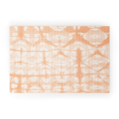 Amy Sia Tie Dye 2 Peach Welcome Mat