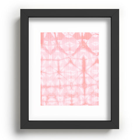 Amy Sia Tie Dye 2 Pink Recessed Framing Rectangle