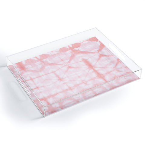 Amy Sia Tie Dye 2 Pink Acrylic Tray