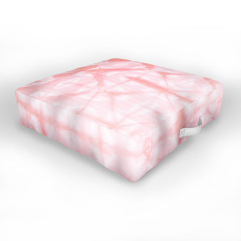 Amy Sia Tie Dye 2 Pink Outdoor Floor Cushion