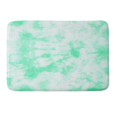 Amy Sia Tie Dye 3 Mint Memory Foam Bath Mat