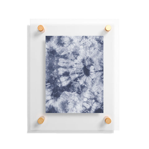 Amy Sia Tie Dye 3 Navy Floating Acrylic Print