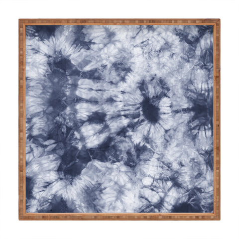 Amy Sia Tie Dye 3 Navy Square Tray