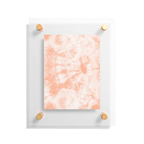 Amy Sia Tie Dye 3 Peach Floating Acrylic Print