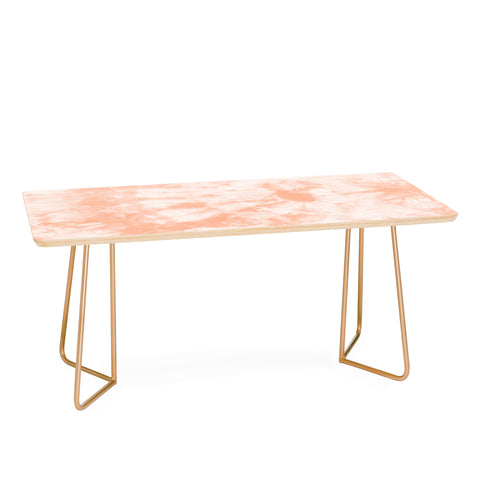 Amy Sia Tie Dye 3 Peach Coffee Table