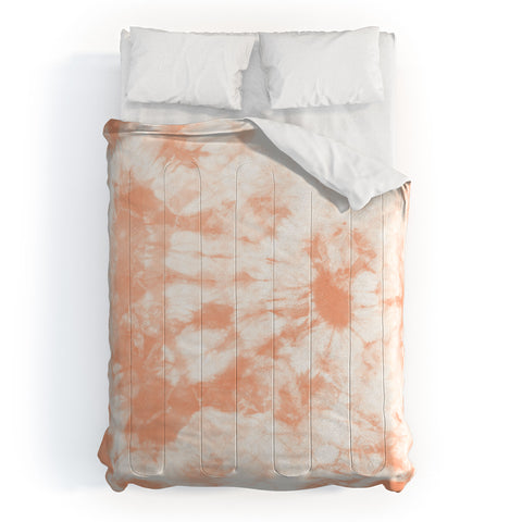 Amy Sia Tie Dye 3 Peach Comforter