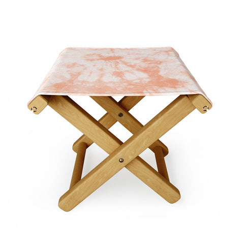Amy Sia Tie Dye 3 Peach Folding Stool
