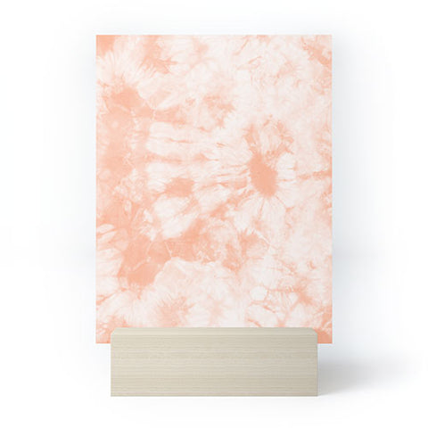 Amy Sia Tie Dye 3 Peach Mini Art Print