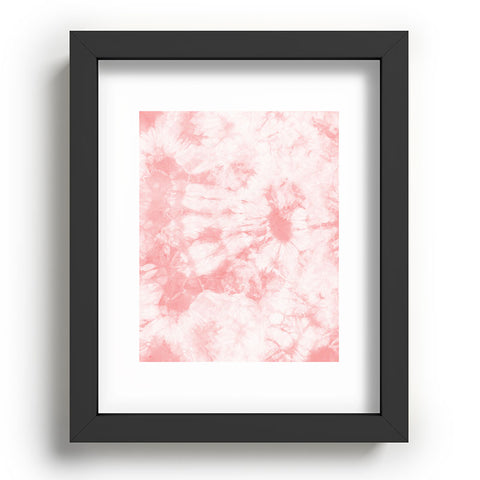 Amy Sia Tie Dye 3 Pink Recessed Framing Rectangle