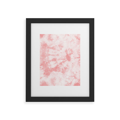 Amy Sia Tie Dye 3 Pink Framed Art Print