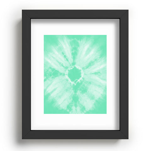 Amy Sia Tie Dye Mint Recessed Framing Rectangle