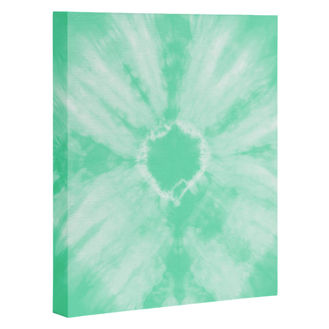 Amy Sia Tie Dye Mint Art Canvas