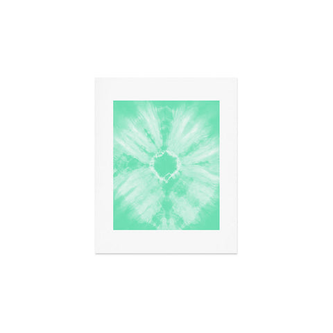 Amy Sia Tie Dye Mint Art Print