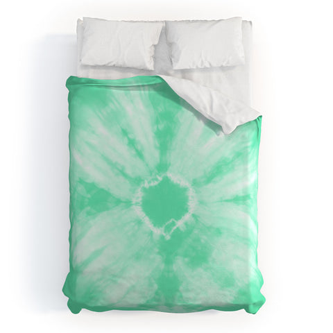 Amy Sia Tie Dye Mint Duvet Cover