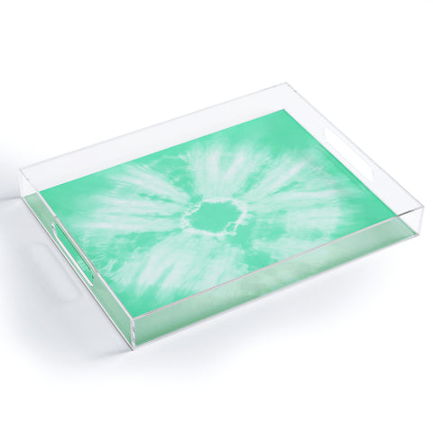 Amy Sia Tie Dye Mint Acrylic Tray