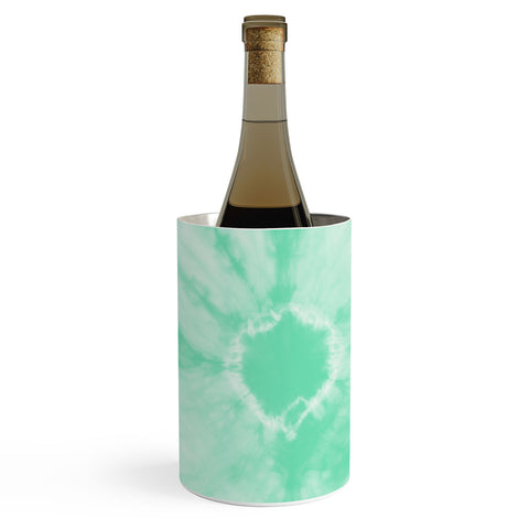 Amy Sia Tie Dye Mint Wine Chiller