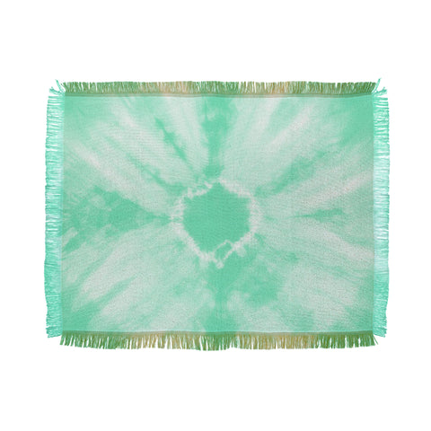 Amy Sia Tie Dye Mint Throw Blanket