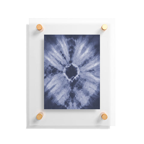 Amy Sia Tie Dye Navy Floating Acrylic Print