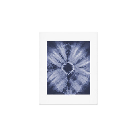 Amy Sia Tie Dye Navy Art Print